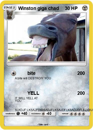 Pokemon Winston giga chad