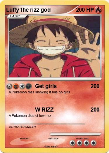 Pokemon Luffy the rizz god