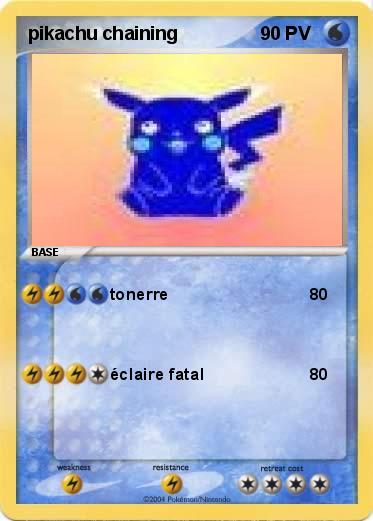 Pokemon pikachu chaining