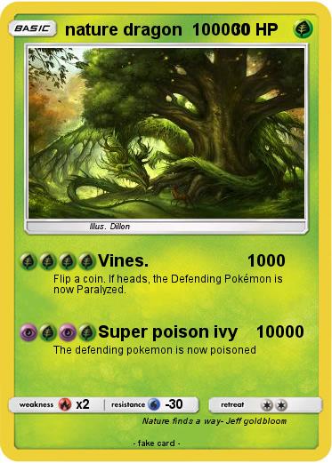 Pokemon nature dragon  100000