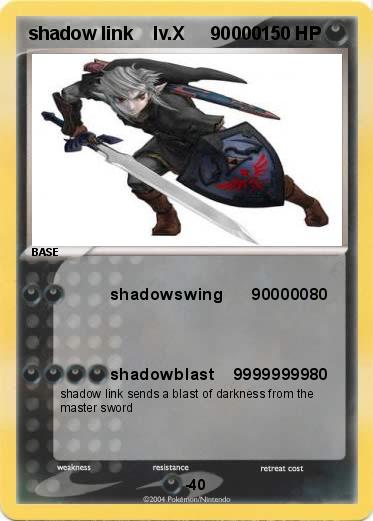 Pokemon shadow link    lv.X     90000