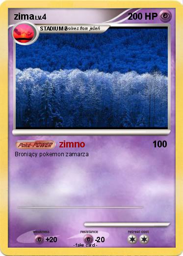 Pokemon zima