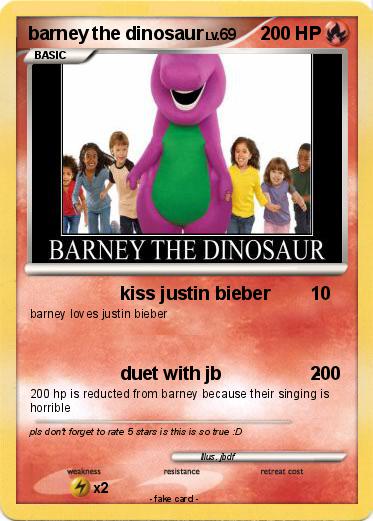 Pokemon barney the dinosaur
