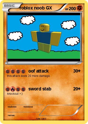 Pokemon roblox noob GX