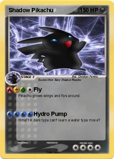 Pokemon Shadow Pikachu