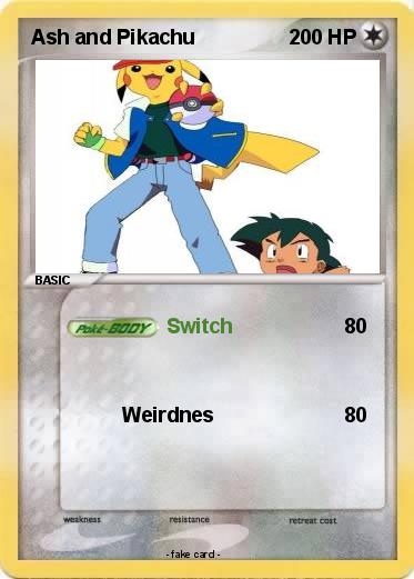 Pokemon Ash and Pikachu