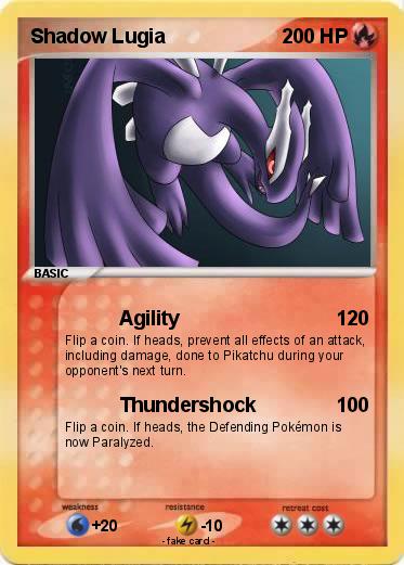 Pokemon Shadow Lugia