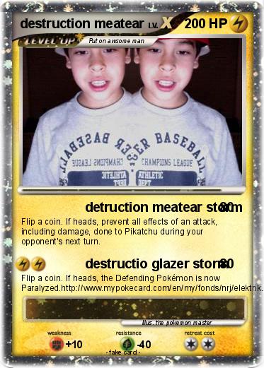 Pokemon destruction meatear