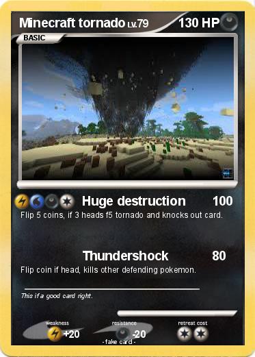 Pokemon Minecraft tornado