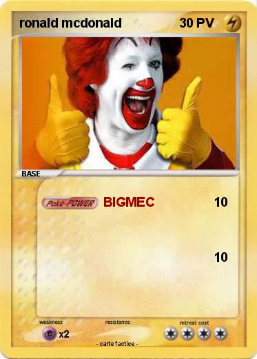 Pokemon ronald mcdonald