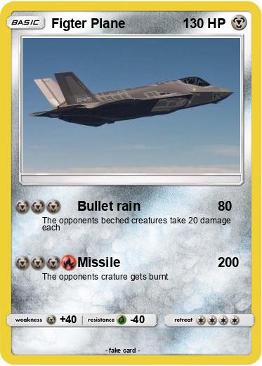 Pokemon Figter Plane