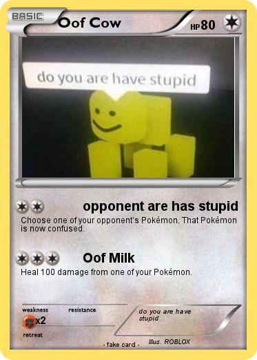 Pokemon Oof Cow