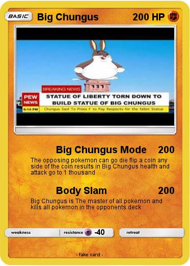 Pokemon Big Chungus