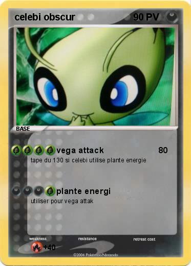 Pokemon celebi obscur