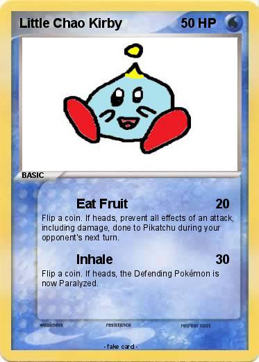 Pokemon Little Chao Kirby