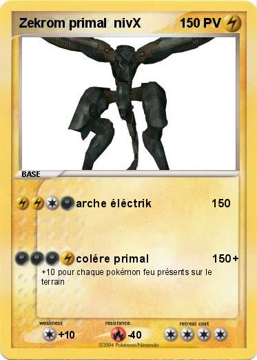 Pokemon Zekrom primal  nivX