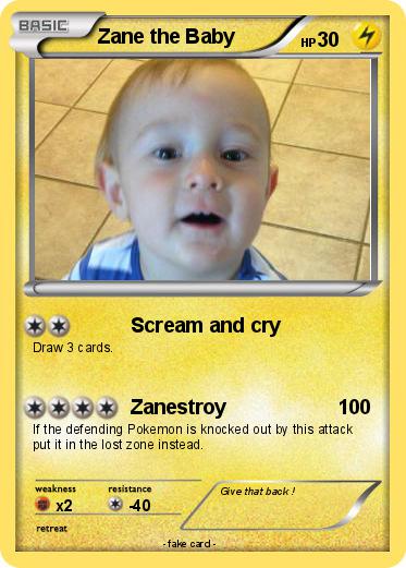 Pokemon Zane the Baby