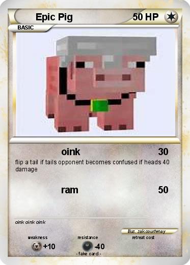 Pokemon Epic Pig