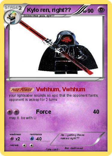 Pokemon Kylo ren, right??