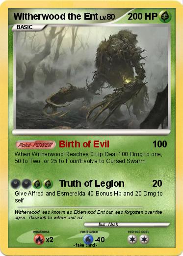 Pokemon Witherwood the Ent