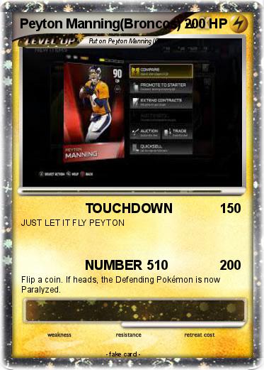 Pokemon Peyton Manning(Broncos)