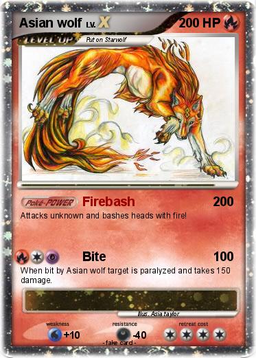 Pokemon Asian wolf
