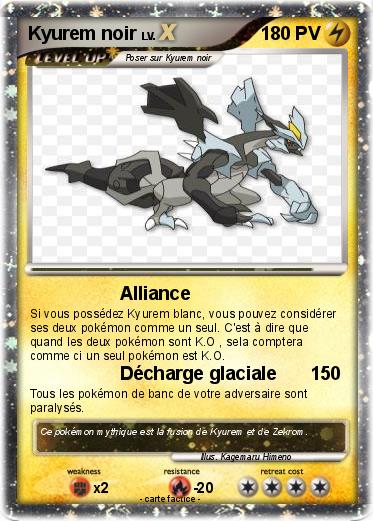 Pokemon Kyurem noir