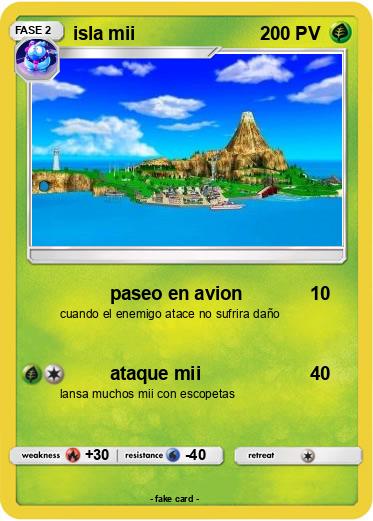 Pokemon isla mii