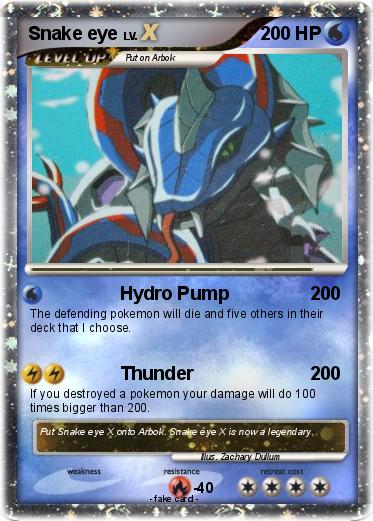 Pokemon Snake eye