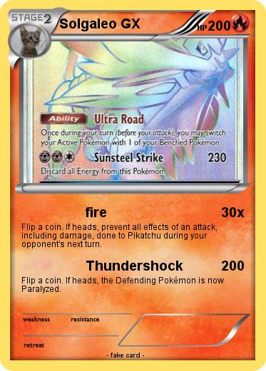 Pokemon Solgaleo GX