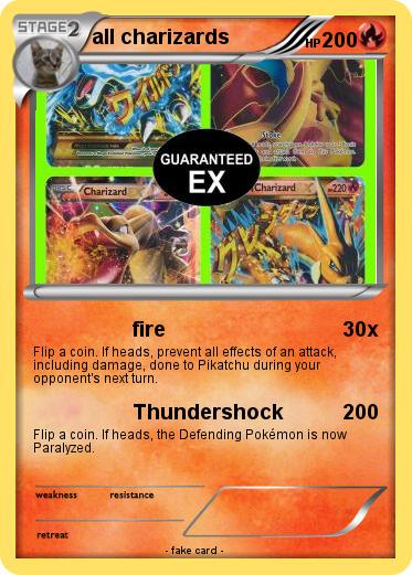 Pokemon all charizards