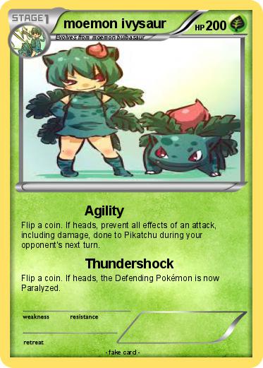 Pokemon moemon ivysaur
