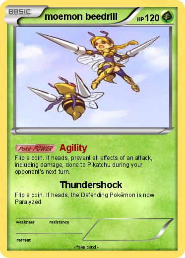 Pokemon moemon beedrill