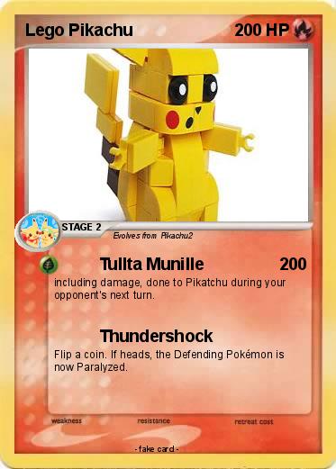 Pokemon Lego Pikachu