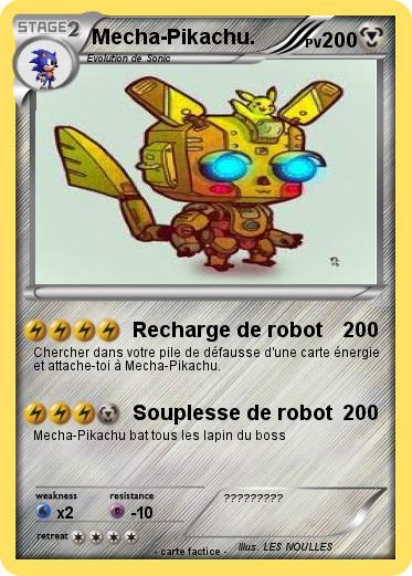 Pokemon Mecha-Pikachu.