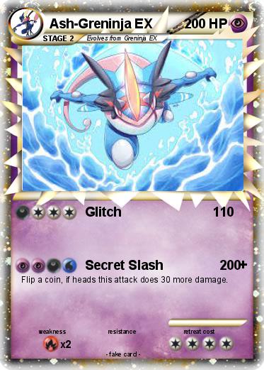 Pokemon Ash-Greninja EX