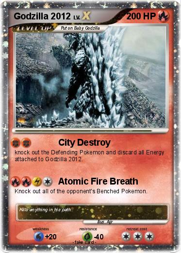 Pokemon Godzilla 2012