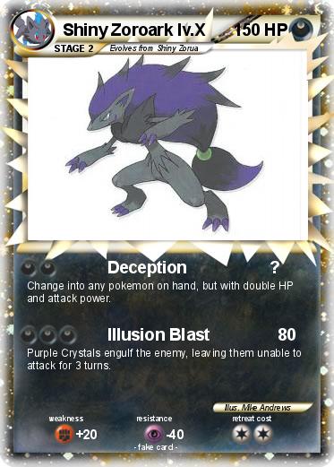 Pokemon Shiny Zoroark lv.X