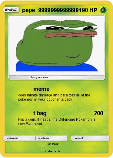 Pokemon pepe  9999999999999