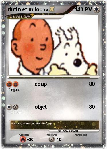 Pokemon tintin et milou
