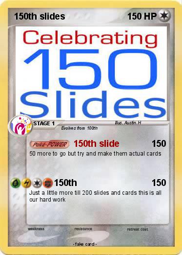 Pokemon 150th slides