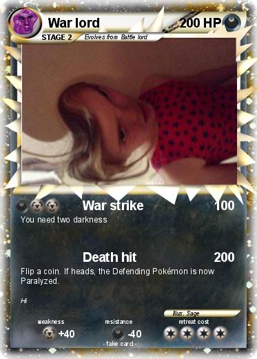 Pokemon War lord