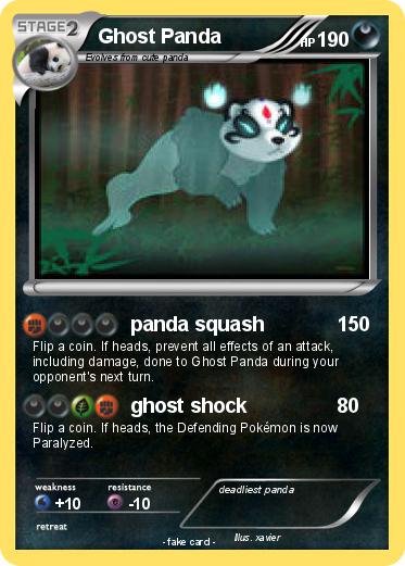 Pokemon Ghost Panda
