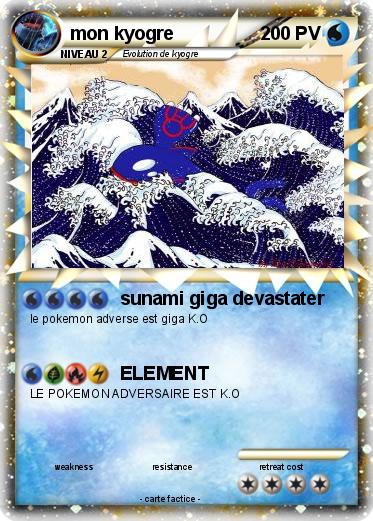 Pokemon mon kyogre