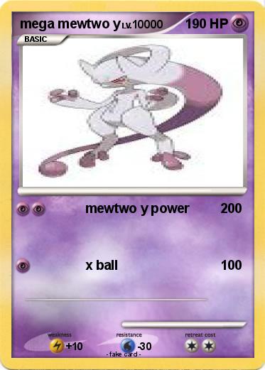 Pokemon mega mewtwo y