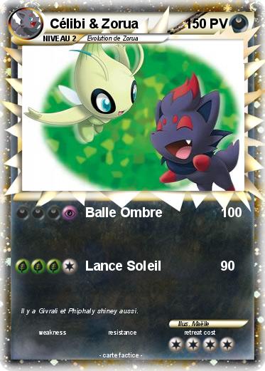Pokemon Célibi & Zorua