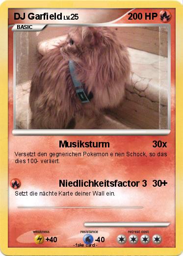 Pokemon DJ Garfield