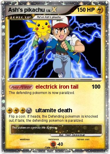Pokemon Ash's pikachu