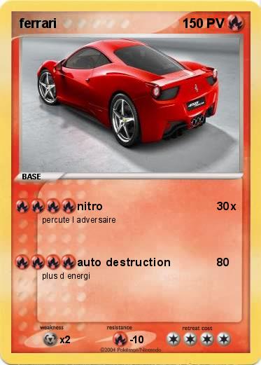 Pokemon ferrari