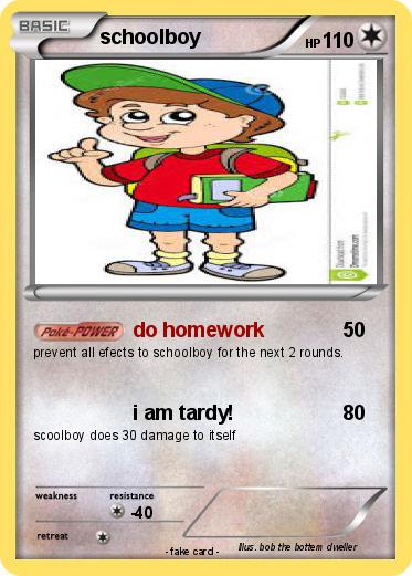 Pokemon schoolboy